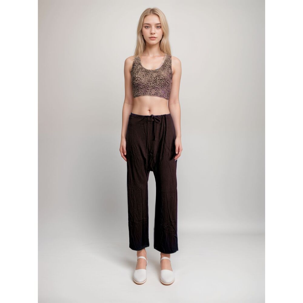 Daydream Nation Couch Crasher Lounge Pants size Small Black E82
